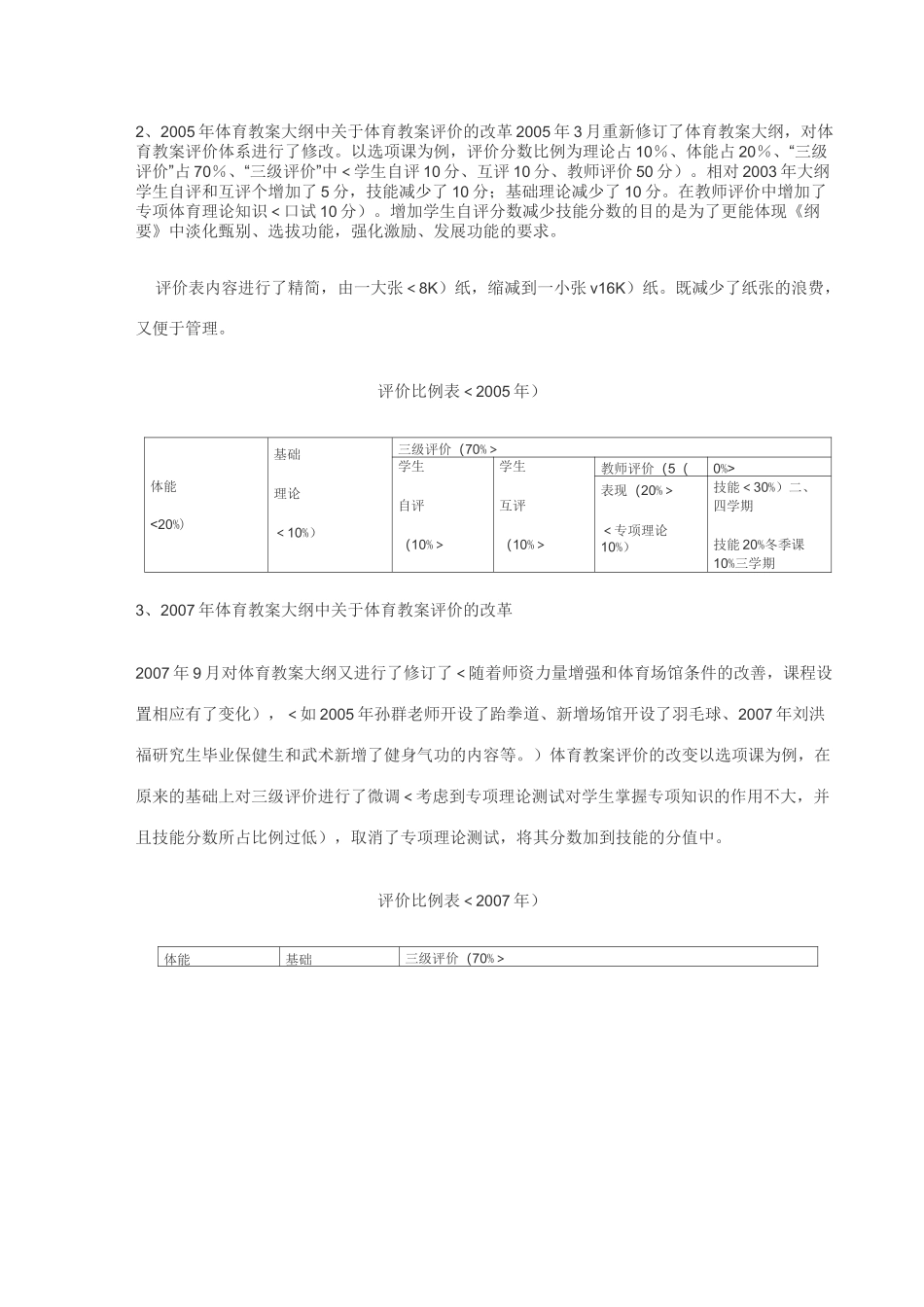 体育教学评价体系改革介绍_第3页