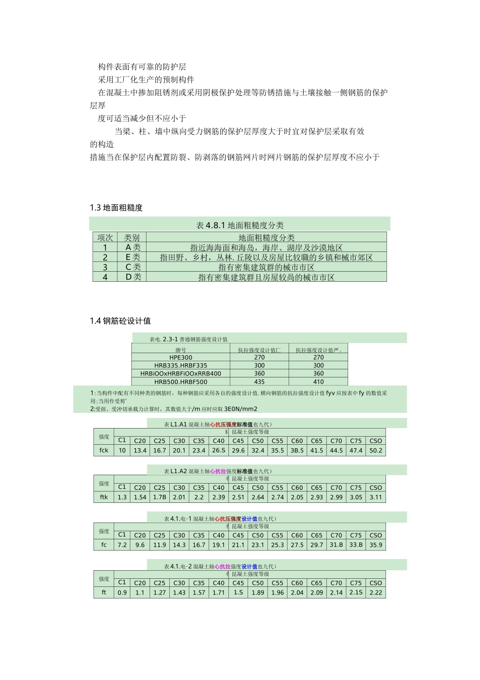 结构设计常用参数及抗震数据介绍_第2页