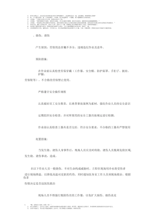 铝熔铸应急预案