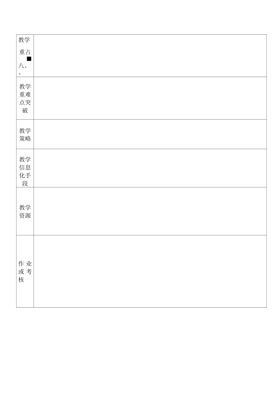教学能力大赛 教学设计模板_第3页