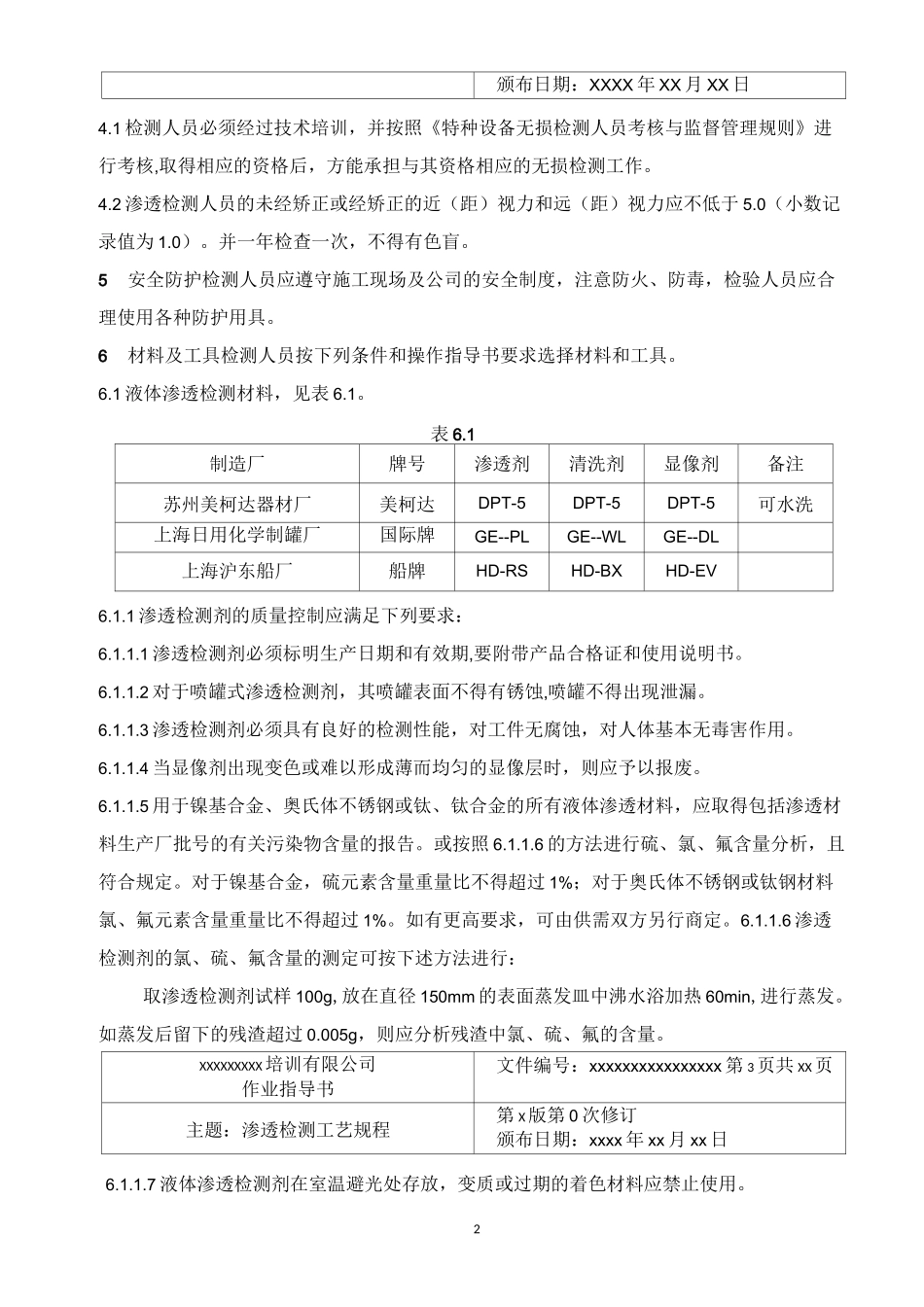 渗透检测工艺规程_第2页