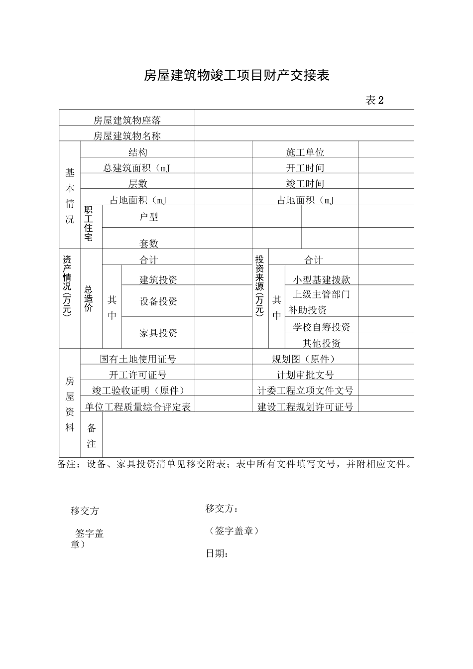 工程移交清单_第3页