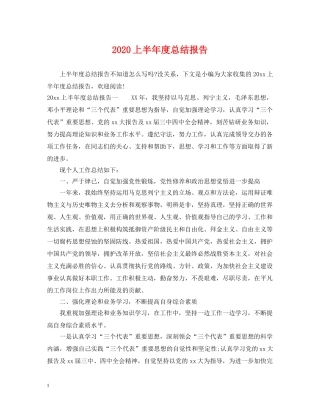 2024上半年度总结报告 