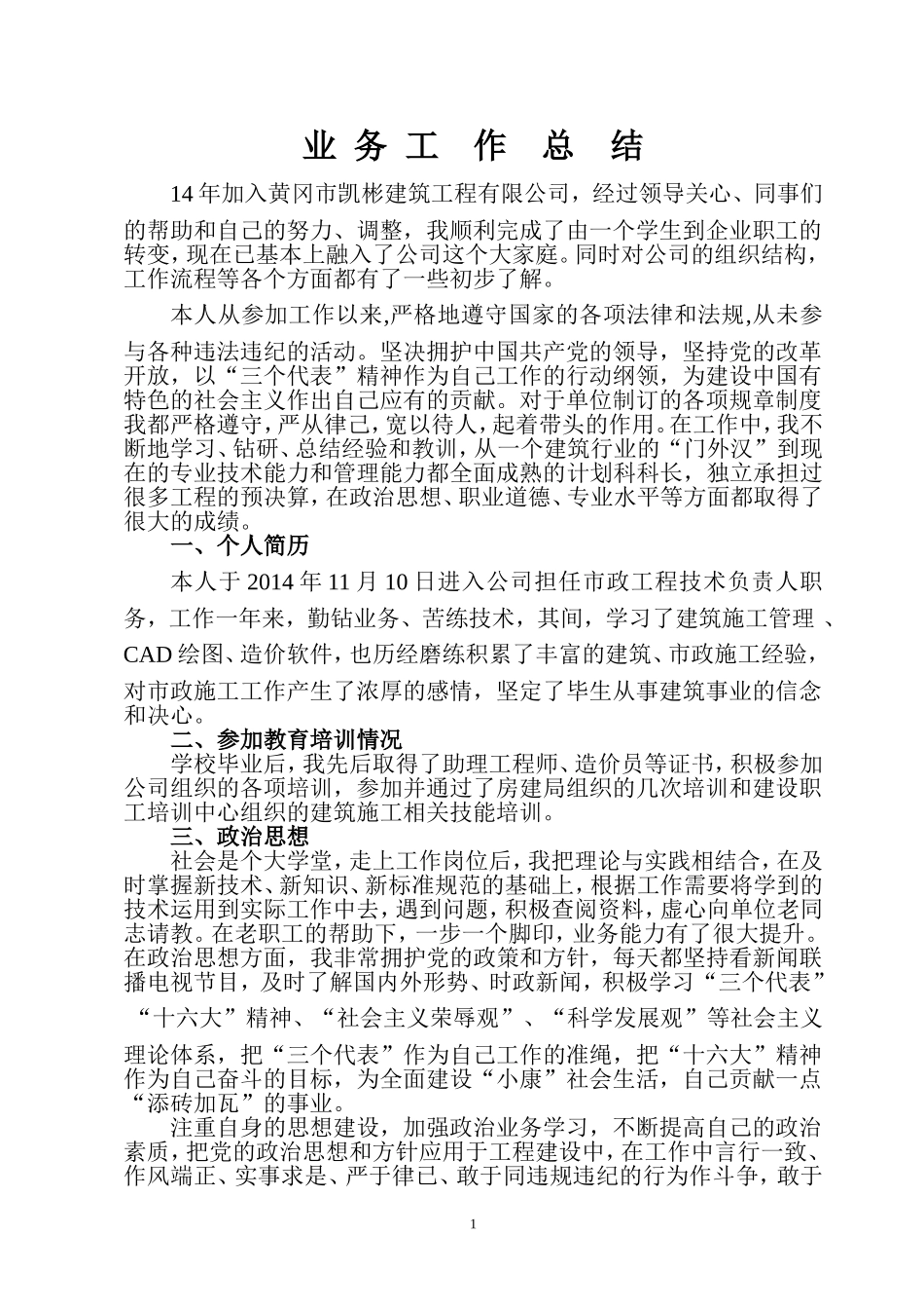 申报工程师工作总结_第2页