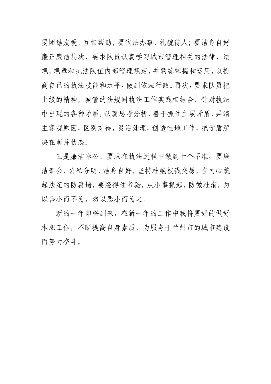 城管个人工作总结_第2页