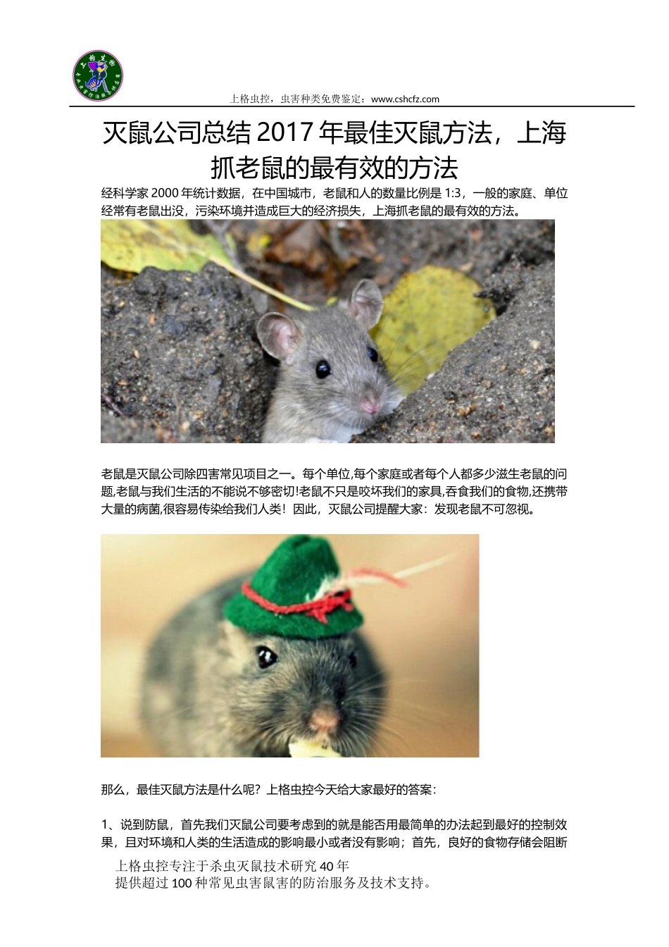 灭鼠公司总结_第1页