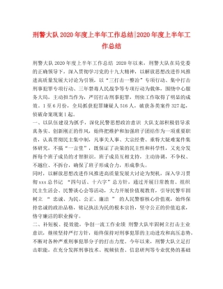 委托书-刑警大队2024年度上半年工作总结-2024年度上半年工作总结 