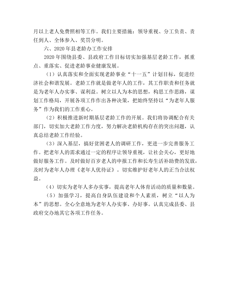 县老龄办2024年工作总结与2024年工作计划 _第2页