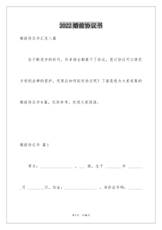 2024婚前协议书_8