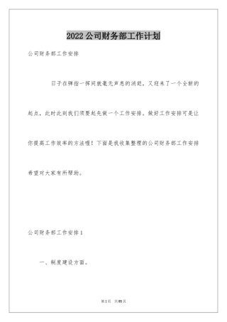 2024公司财务部工作计划_13