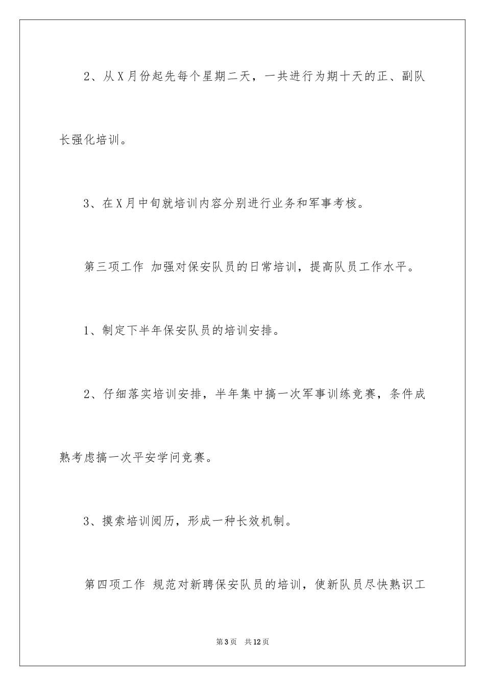 2024安保工作计划_第3页