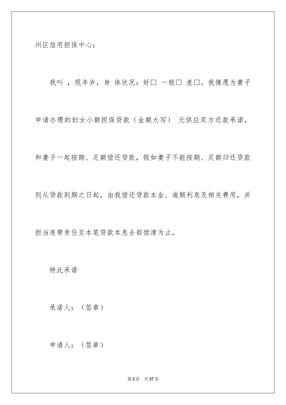 2024共同还款承诺书_29_第2页