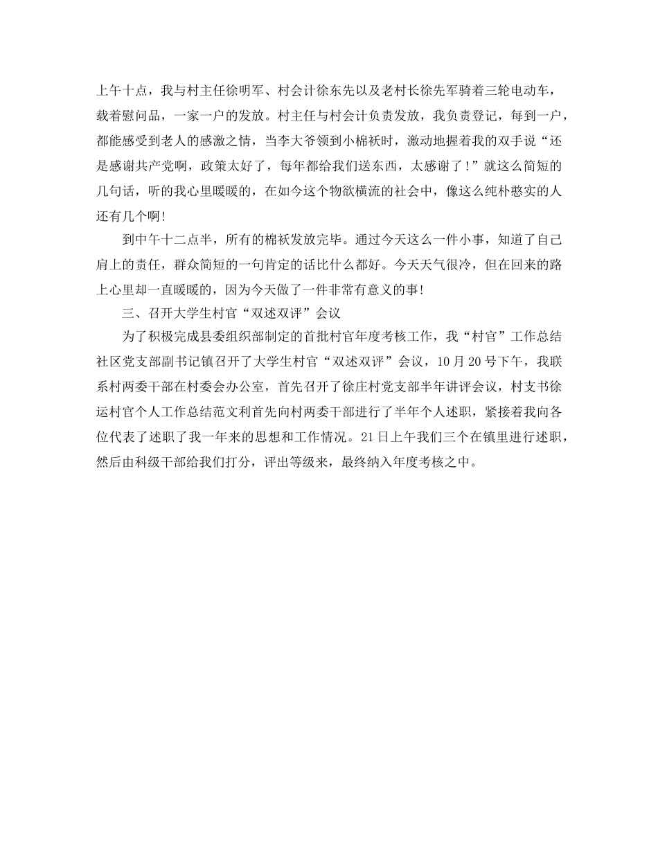 乡镇村官年终工作总结 _第2页