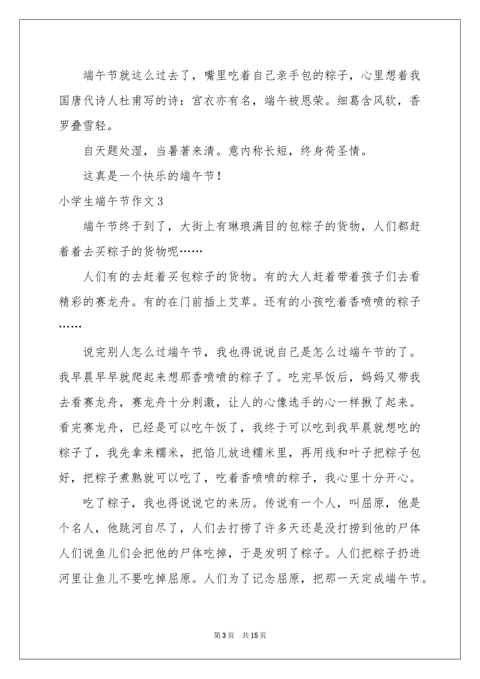 小学生端午节作文_第3页
