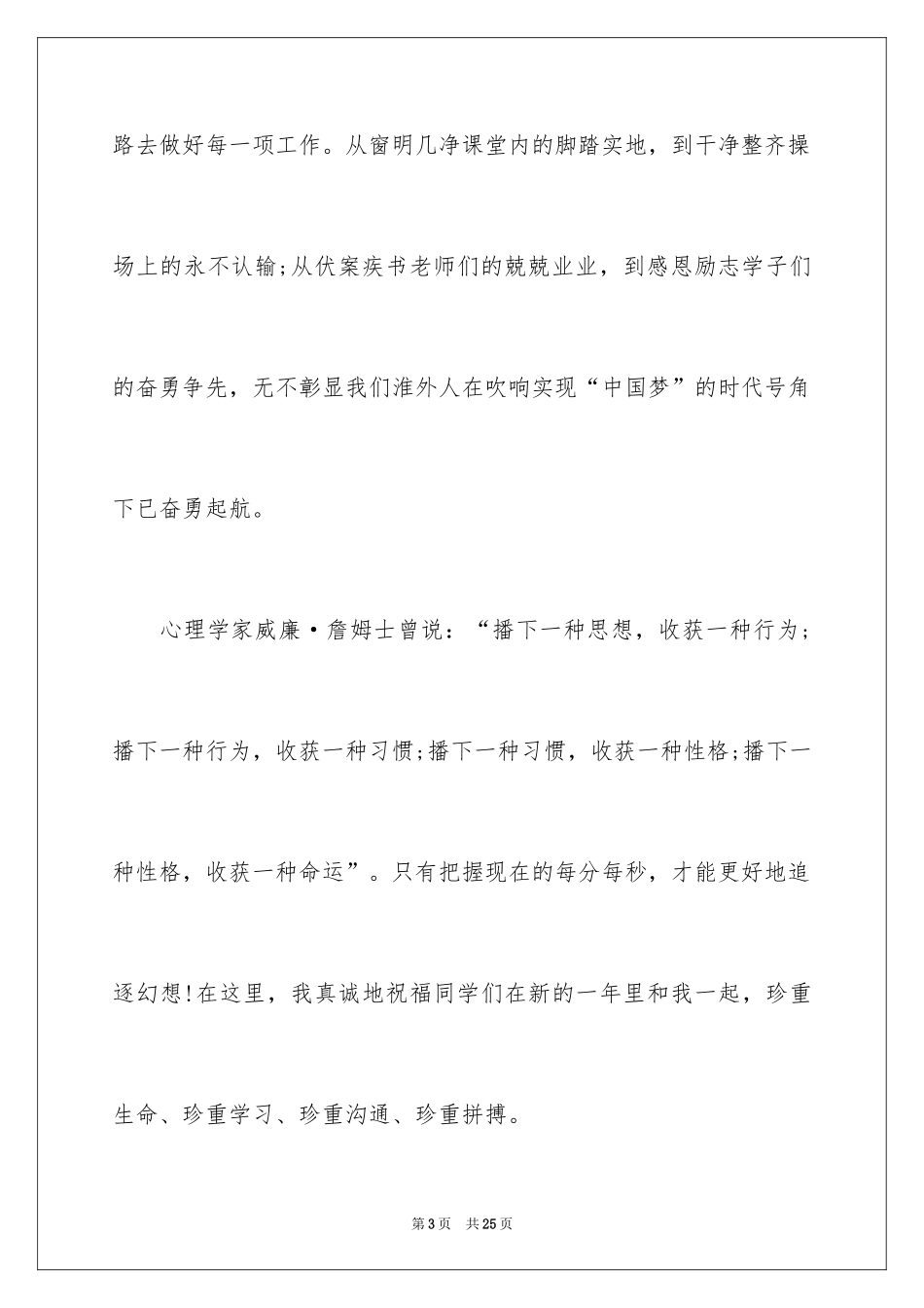 2024元旦正能量的演讲稿_第3页