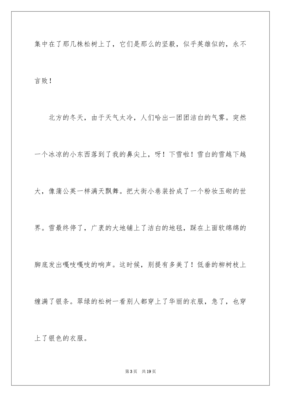 2024北方的冬天作文_4_第3页