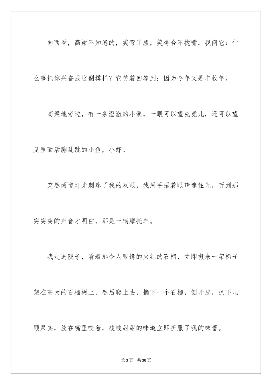 2024夜景话题作文_1_第3页