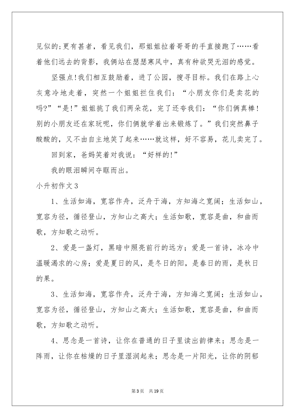 小升初作文(合集15篇)_第3页