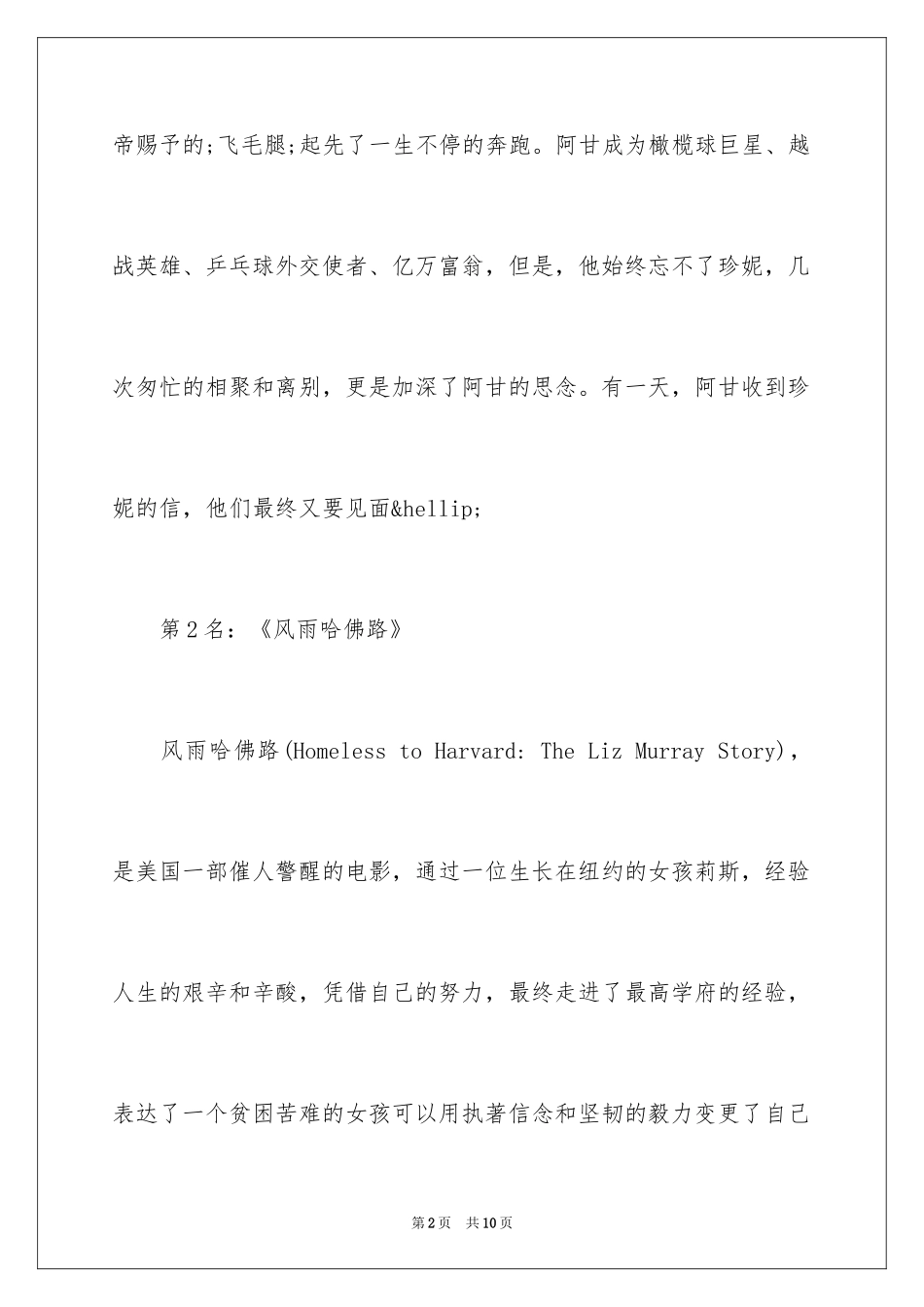 2024励志电影排行榜前十名简介_第2页