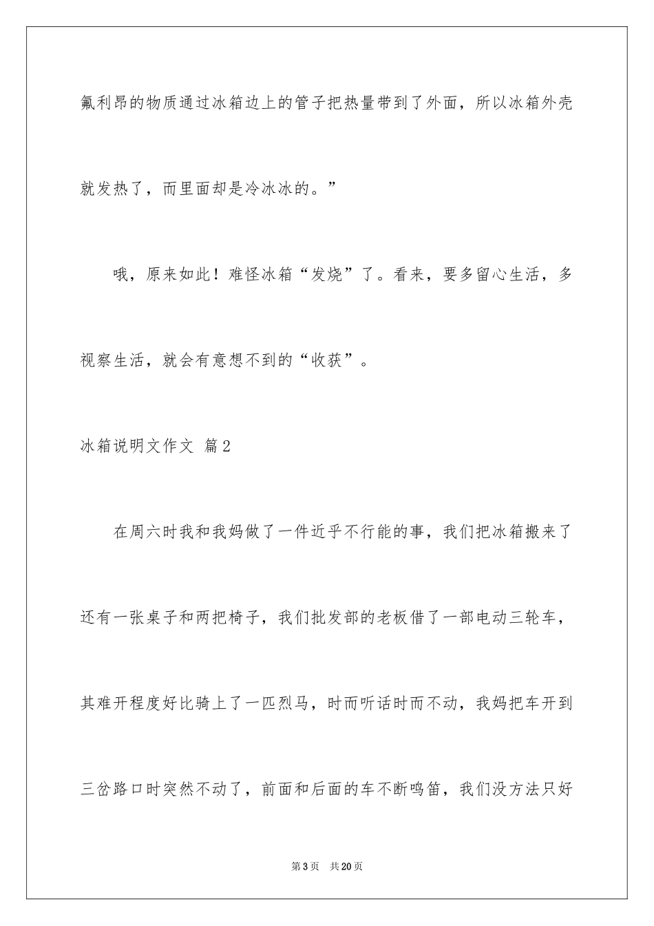 2024冰箱说明文作文_6_第3页