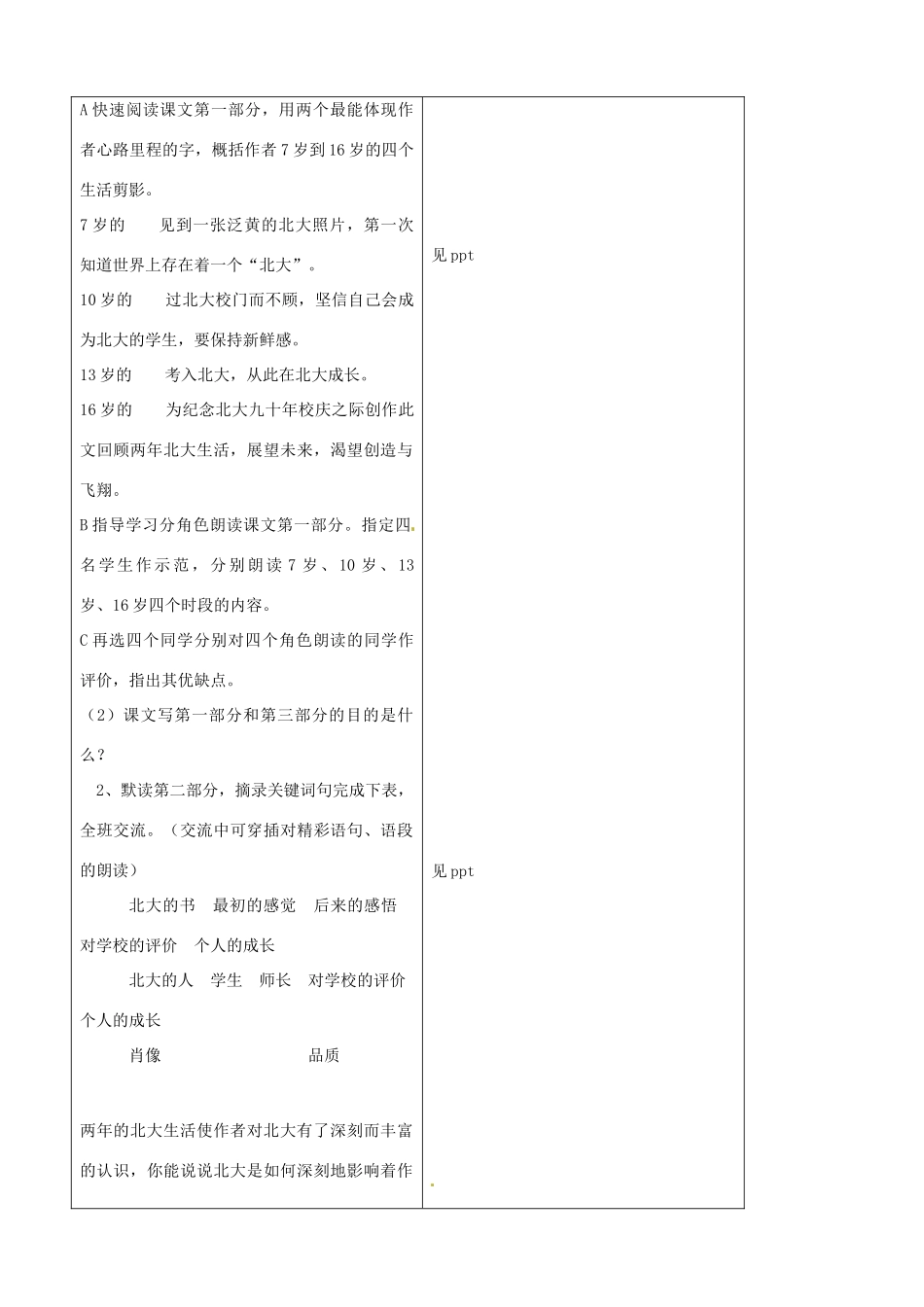 江苏省兴化市昭阳湖初级中学七年级语文上册 8 十三岁的际遇教案 苏教版_第2页
