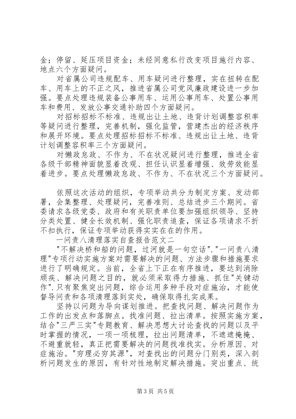 一问责八清理自查报告_第3页