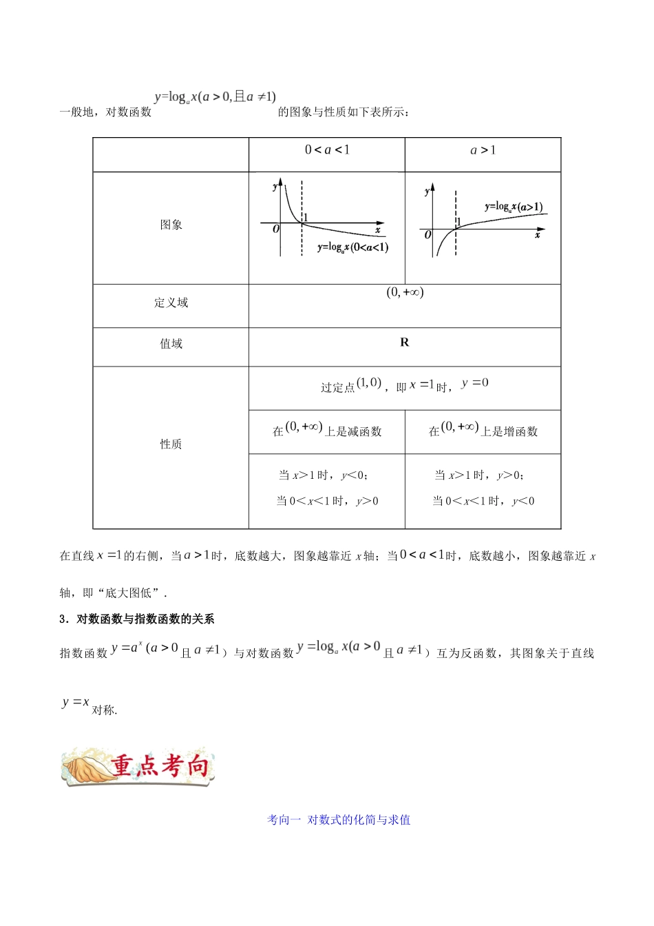 备战高考数学 考点一遍过 考点08 对数与对数函数 文（含解析）-人教版高三全册数学试题_第3页