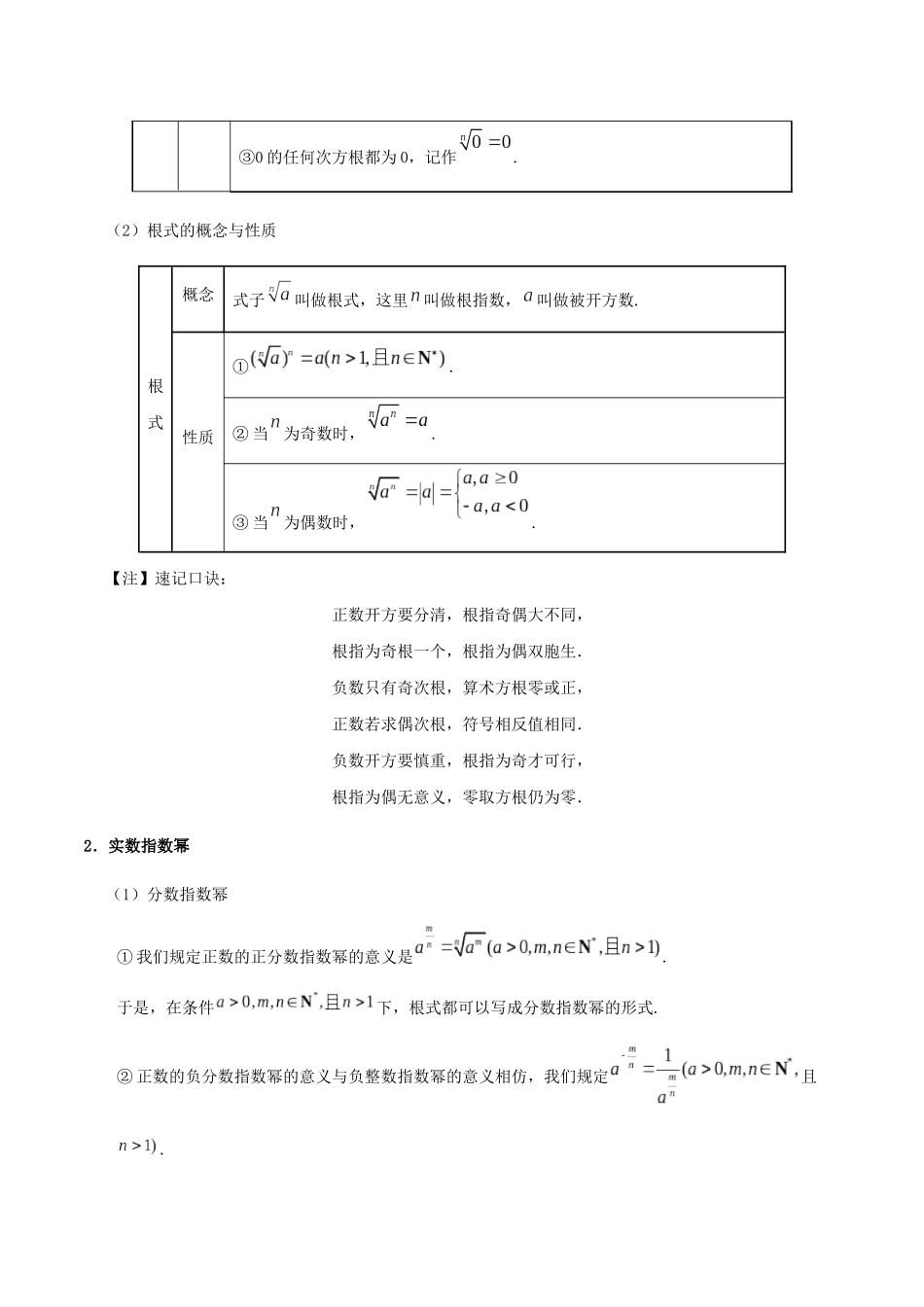 备战高考数学 考点一遍过 考点07 指数与指数函数 文（含解析）-人教版高三全册数学试题_第2页