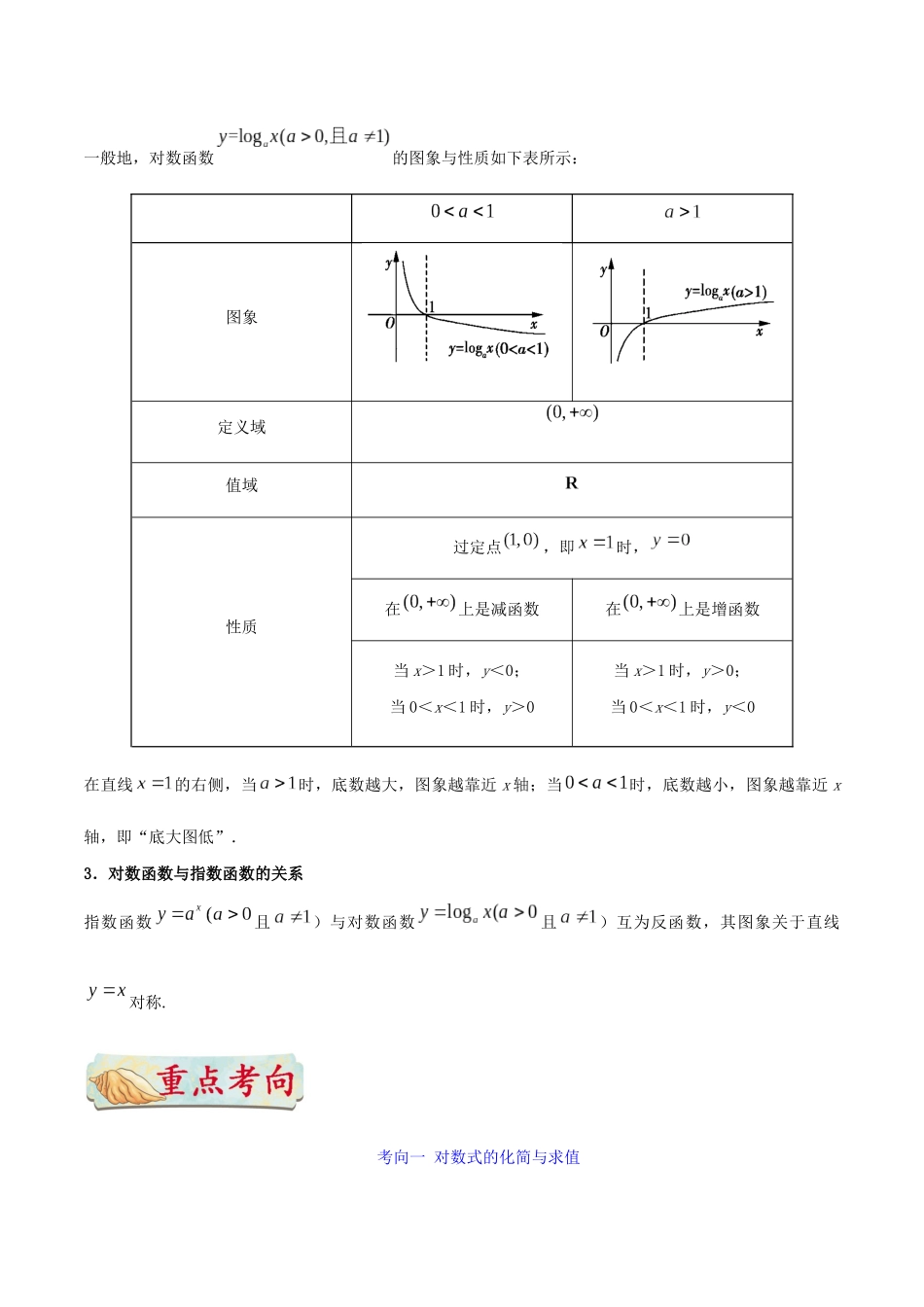 备战高考数学 考点一遍过 考点08 对数与对数函数 理（含解析）-人教版高三全册数学试题_第3页