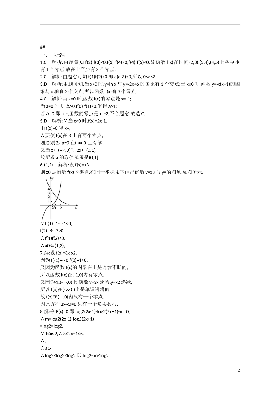 【志鸿优化设计】2016届高考数学一轮复习 第二章 函数考点规范练11 文_第2页