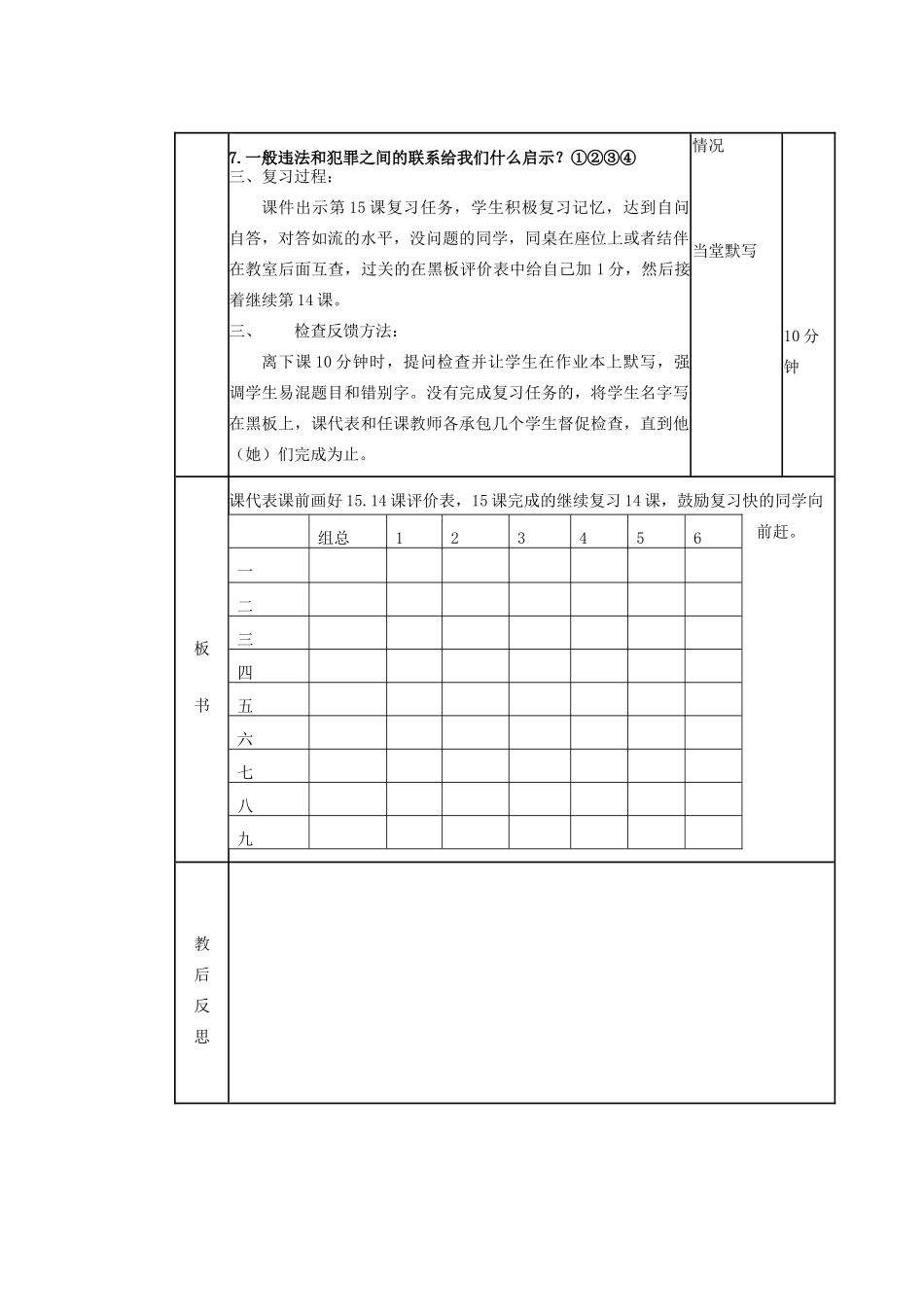 山东省滨州市邹平实验中学七年级政治下册 第七单元 第15课 抵制不良诱惑  预防违法犯罪教学设计 鲁教版教材_第2页