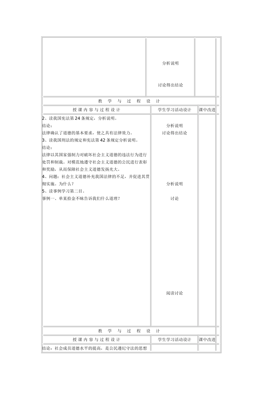七年级政治我国法律与社会主义道德的联系_第2页