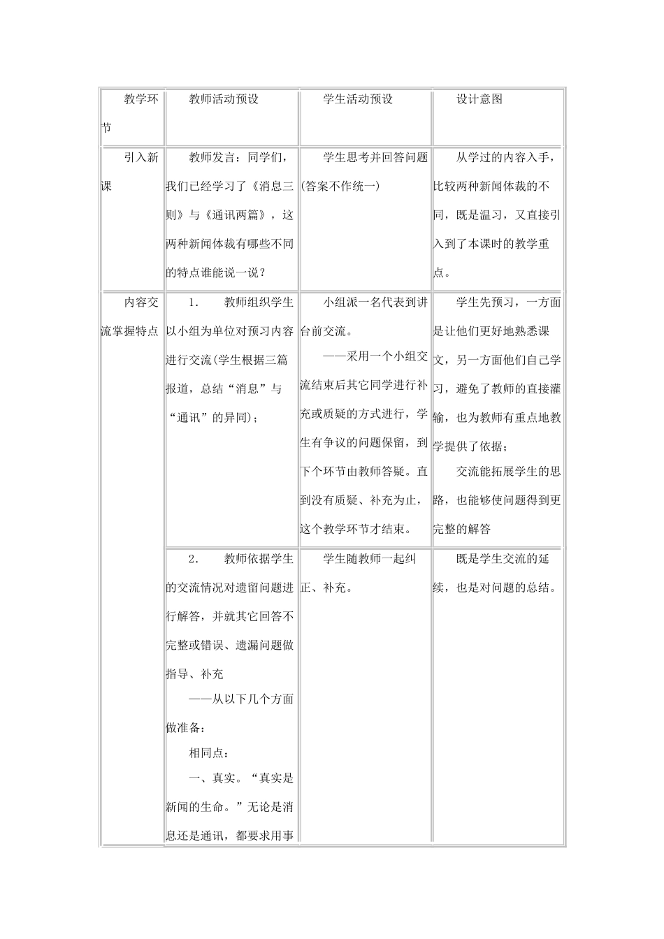 七年级语文上册 第28课《多角度报道》之世界选择北京教学设计 沪教版教材_第2页