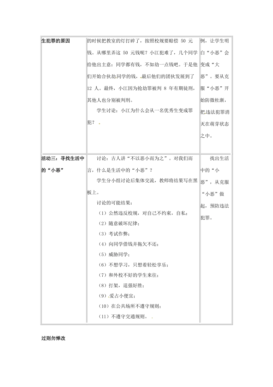 四川省宜宾县复龙初级中学八年级政治上册 第九课 一步之遥教学设计 教科版教材_第2页