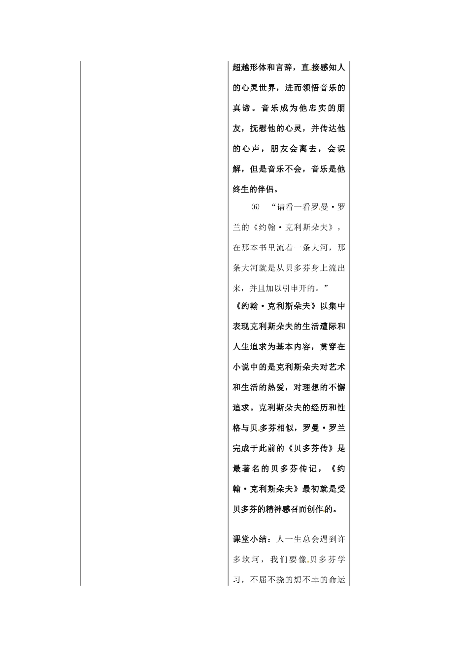 山东省德州市夏津实验中学七年级语文下册 13贝多芬教学设计 新人教版教材_第3页