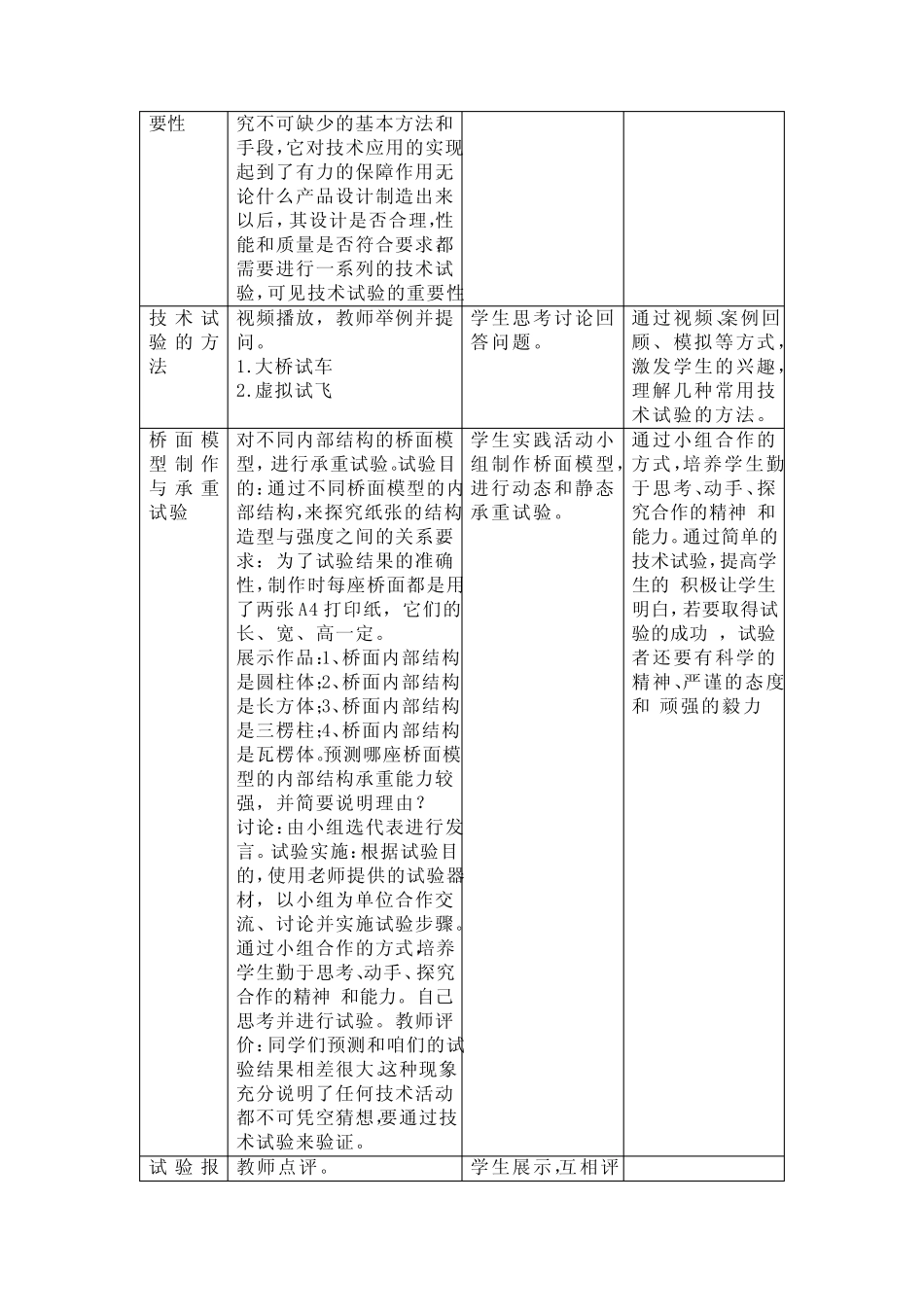 3.3 技术试验 教学设计-2023-2024学年高中真题技术粤科版(2019)必修_第2页