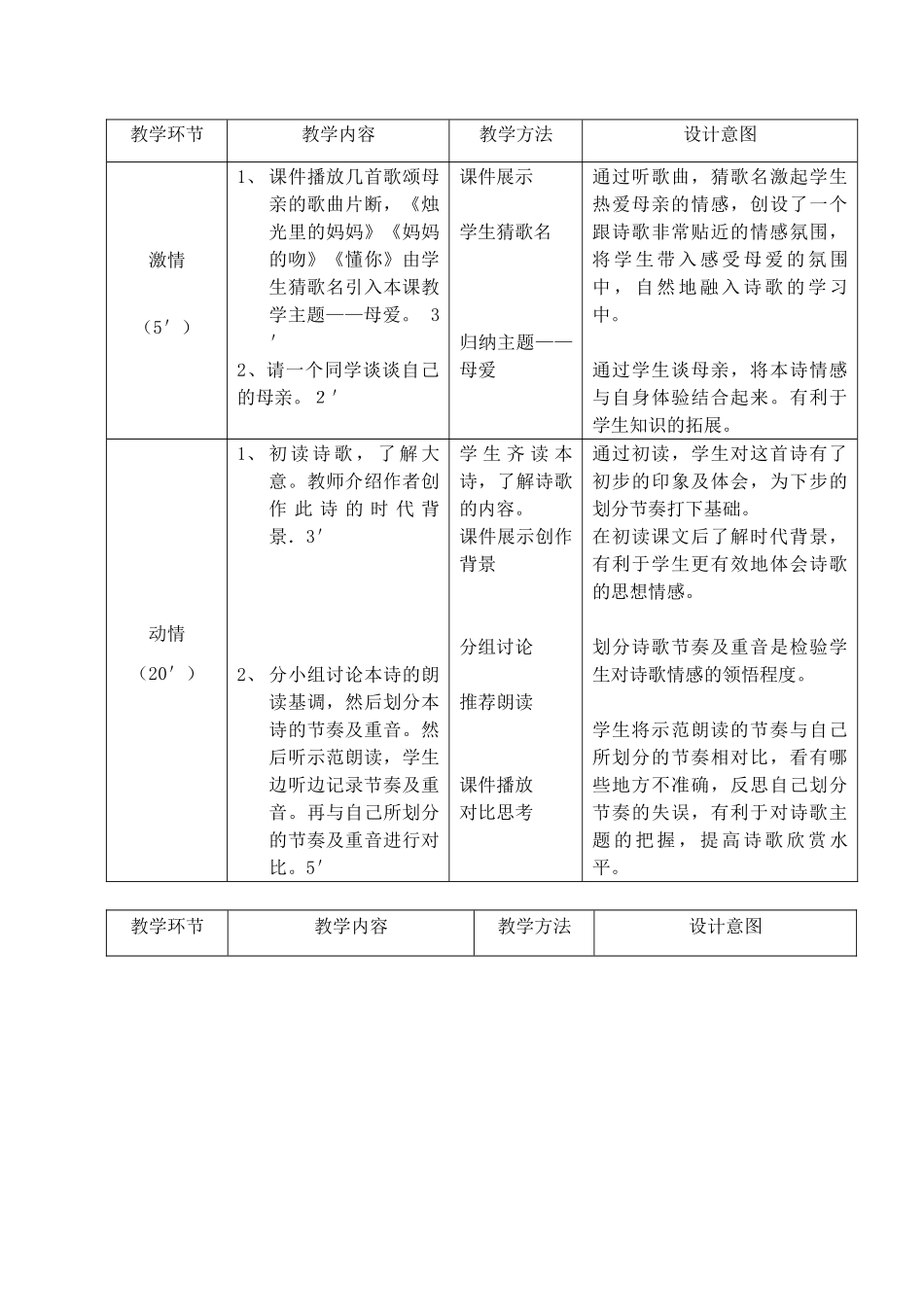 七年级语文 纸船说课教学设计_第3页