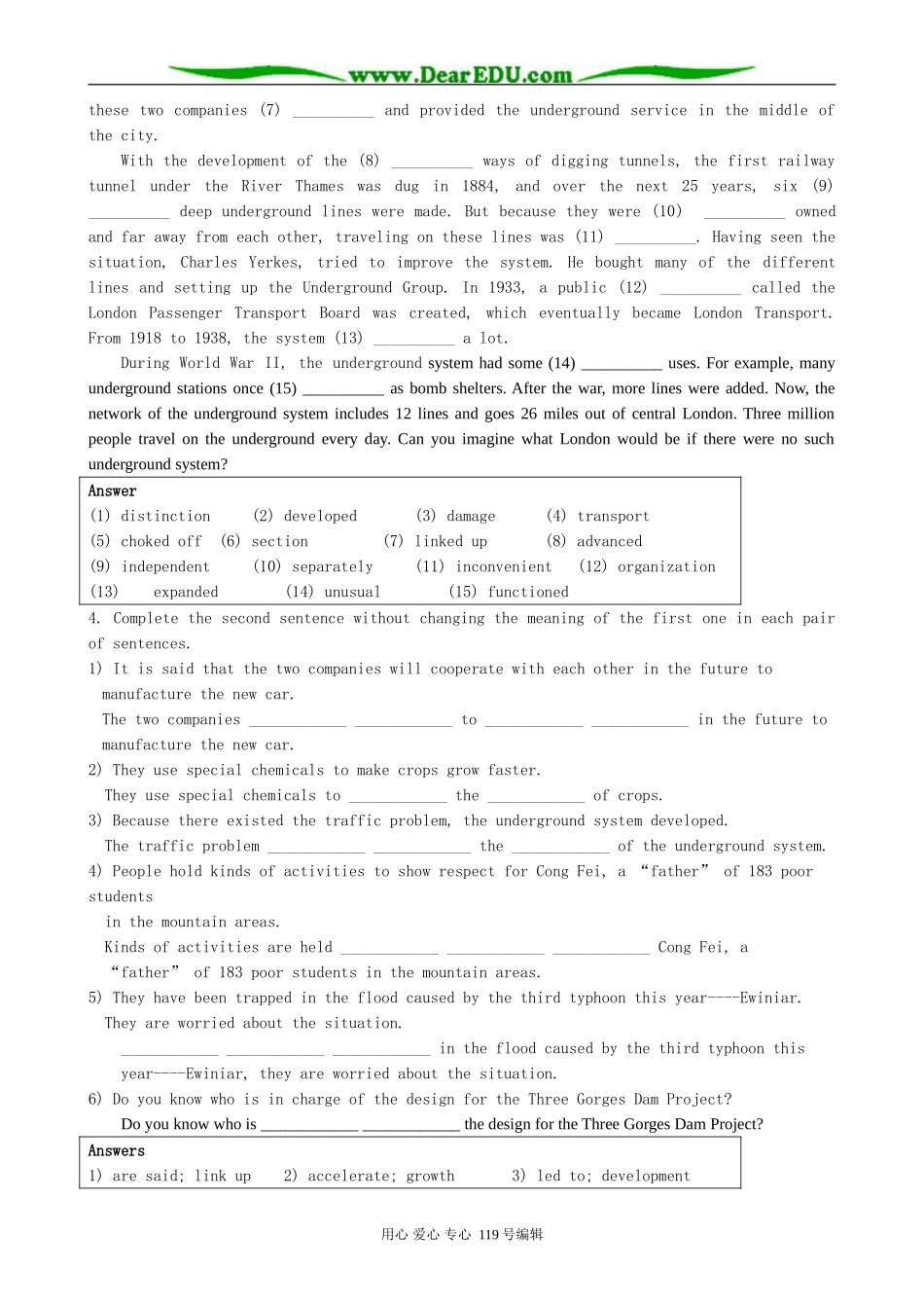 高二英语模块7 Unit4 Public transport Reading 牛津英语_第3页