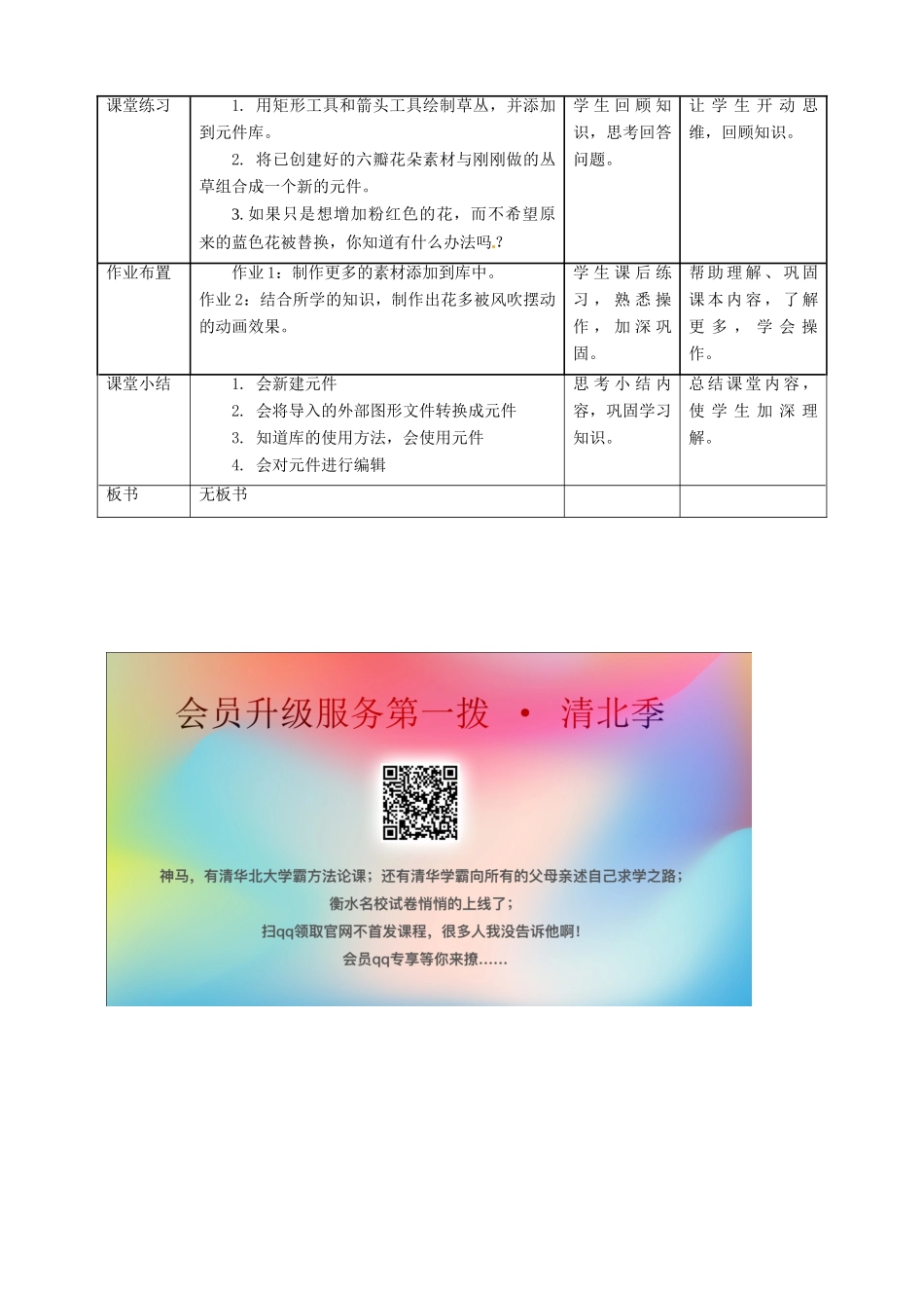 五年级信息技术上册 第4课 装扮我们的校园—在场景中运用图形元件教案 粤教版-粤教版小学五年级上册信息技术教案_第3页