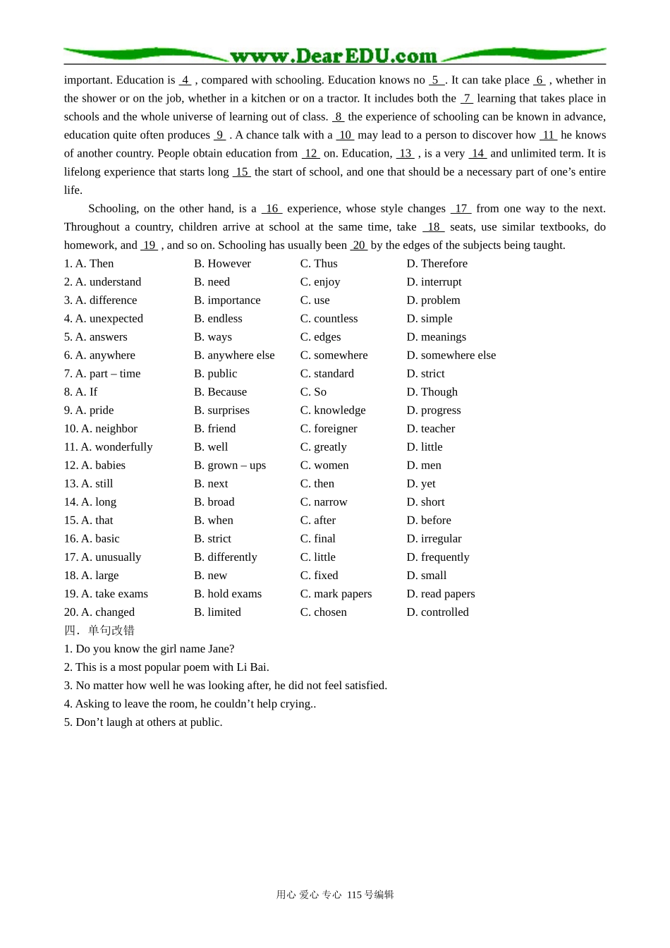 高中英语第二册上Unit 4 A garden of poems Period 3_第2页