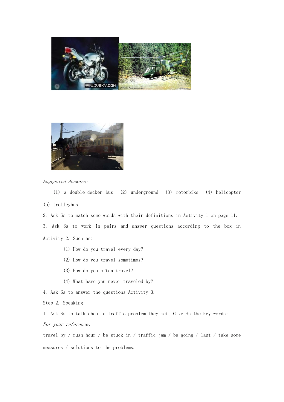 高中英语上学期第2周 Period 1 Introduction, Speaking, Cultural Corner教学设计-人教版高中全册英语教案_第2页