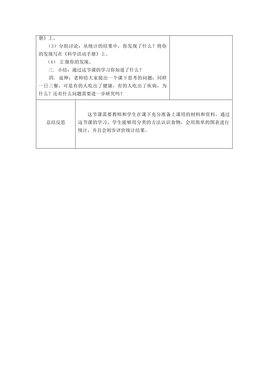 五年级科学下册《我们的食物》教学设计 青岛版_第2页
