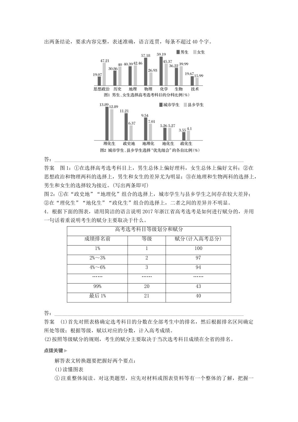 高考语文一轮复习 第一章 语言文字的运用 专题九 图文转换 核心突破二 掌握关键的转换能力讲义-人教版高三全册语文教案_第3页