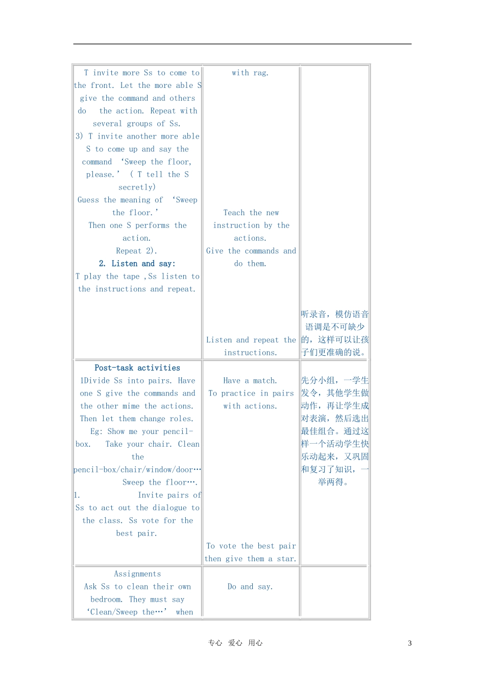 小学英语 2A Unit1 Where I live教案 牛津版_第3页