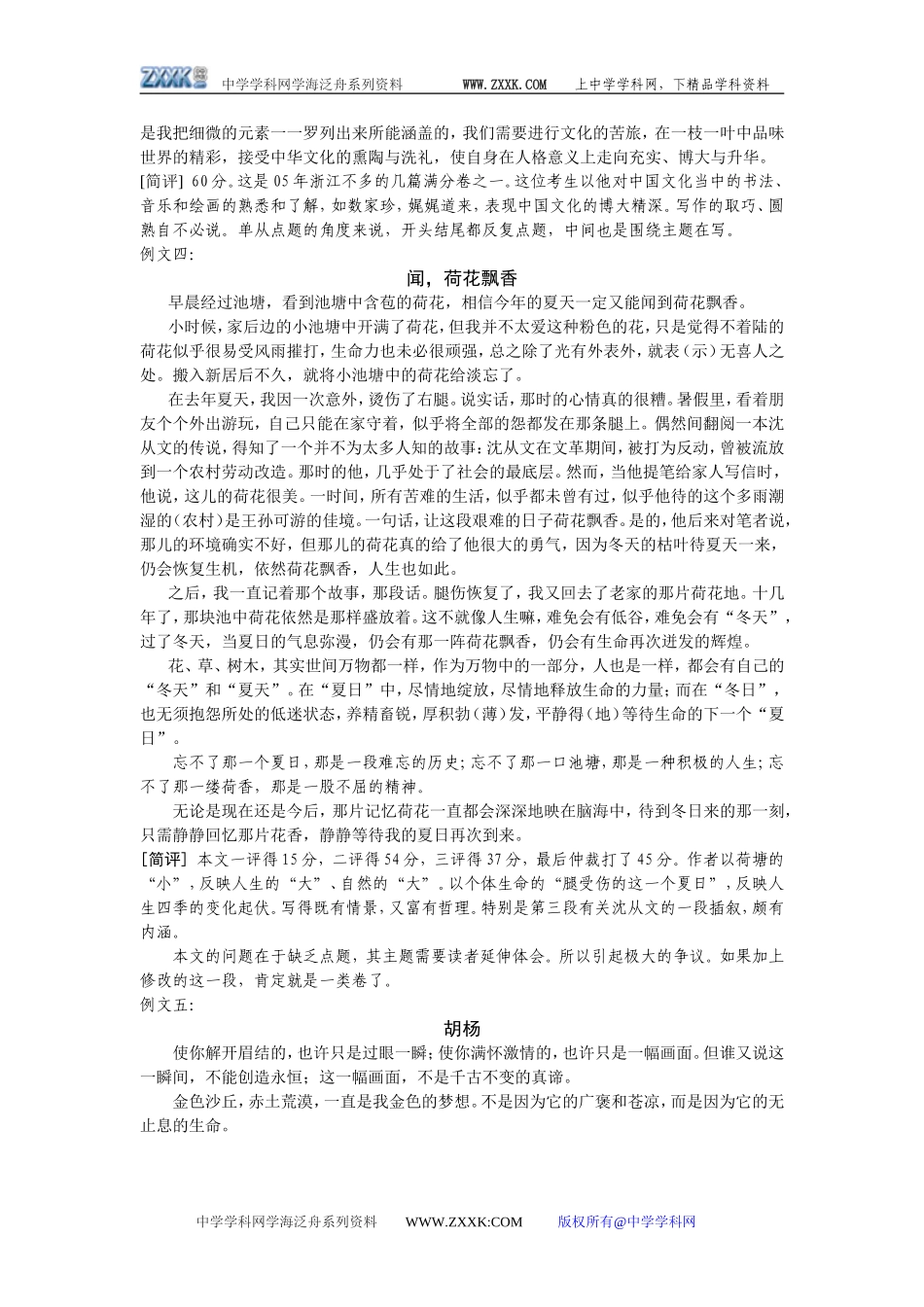 高考作文的点题（教师）_第3页