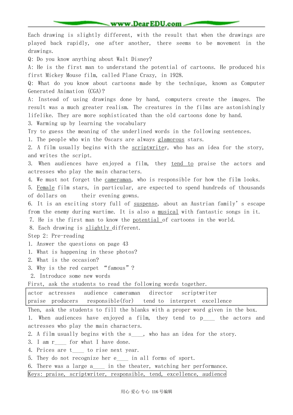 高中英语必修10Module 4 The Magic of Film-Introduction and Reading_第2页