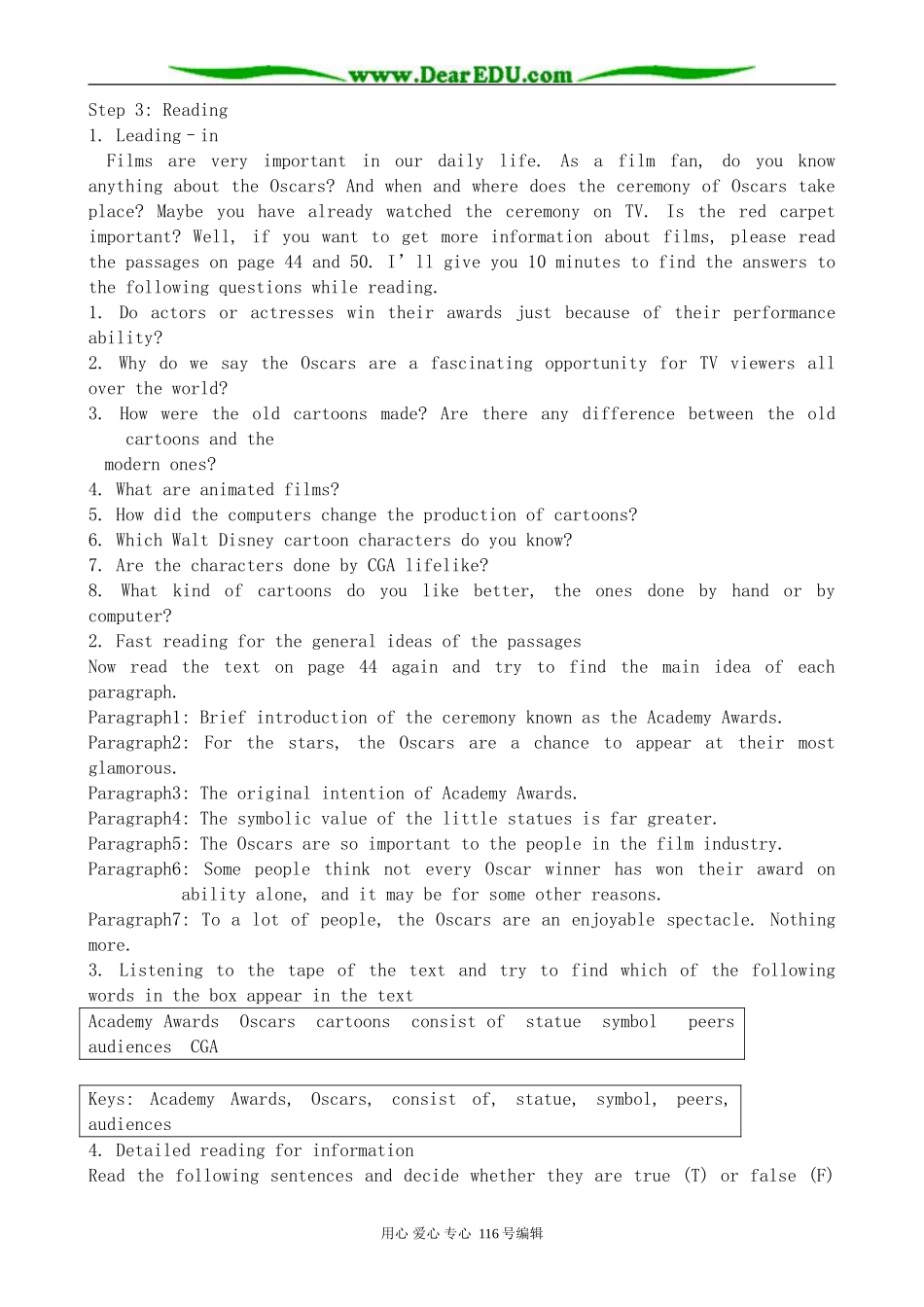 高中英语必修10Module 4 The Magic of Film-Introduction and Reading_第3页