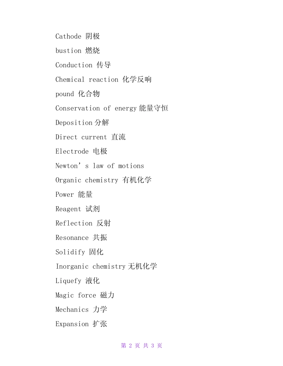 2023托福听力真题高频词汇 _第2页