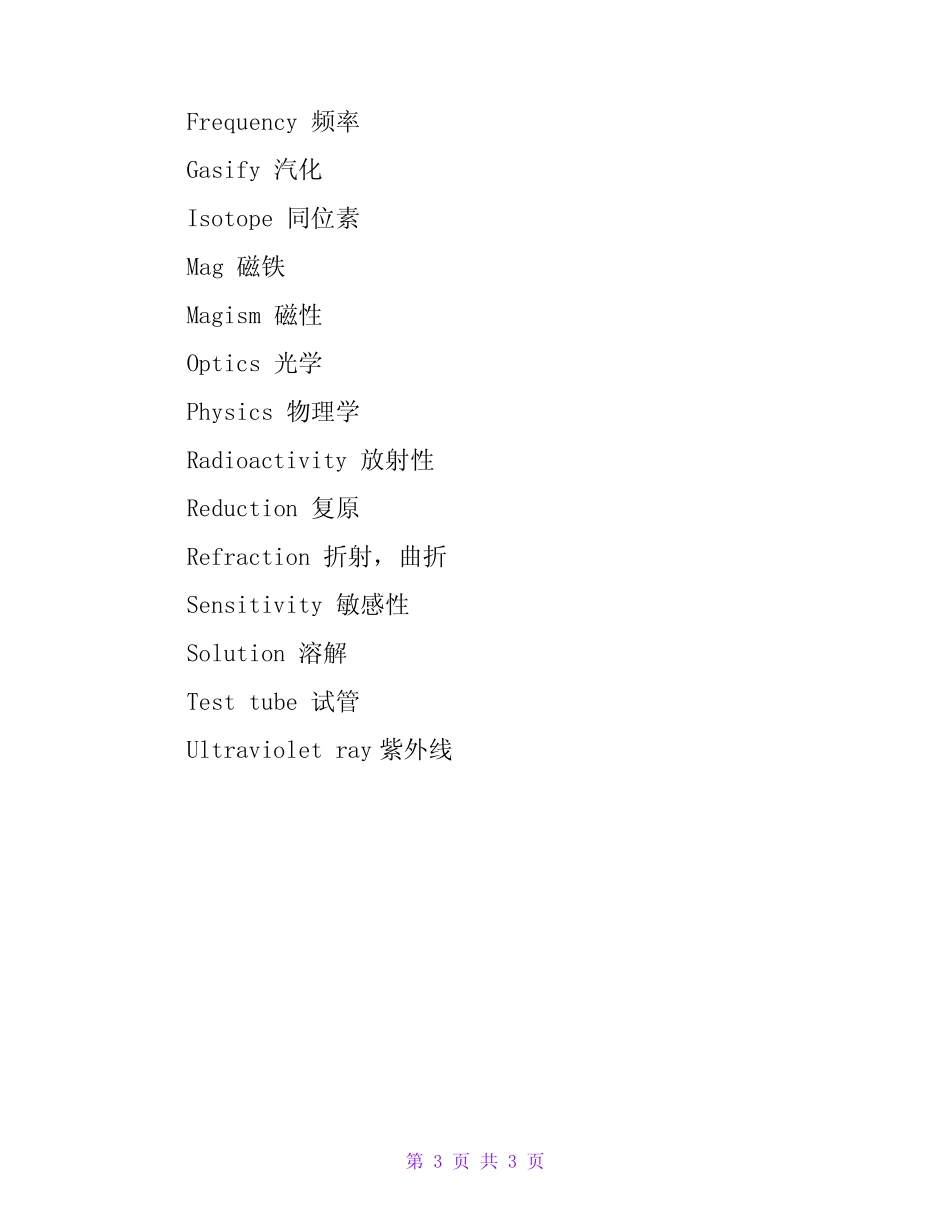 2023托福听力真题高频词汇 _第3页