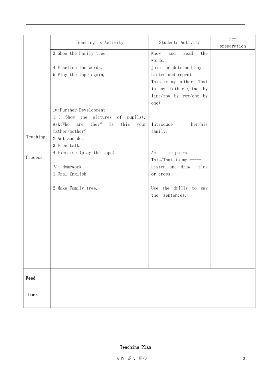 小学英语 BookModule2教学设计 外研版_第2页